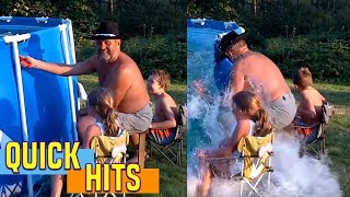 How To Empty Swimming Pool Redneck Style  AFV [upl. by Ellehcrad]