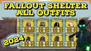 Every Outfit in Fallout Shelter [upl. by Bourne]