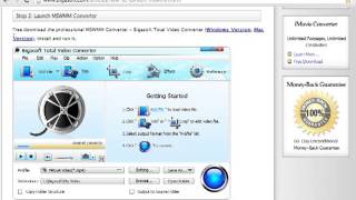 MSWMM Converter  How to Convert MSWMM to WMV AVI MP3 MP4 MPG 3GP [upl. by Blayne991]