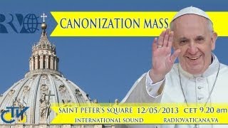 Mass for the Canonization of three Blessed [upl. by Victor293]