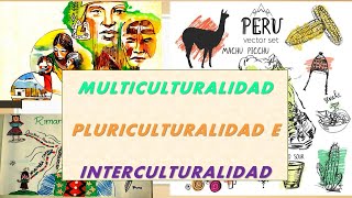 Multiculturalidad Pluriculturalidad e Interculturalidad  Diferencia video corto [upl. by Ester]