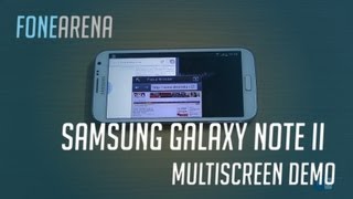 Samsung Galaxy Note 2 Multi screen  Multitasking [upl. by Goto]