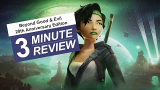 Beyond Good amp Evil 20th Anniversary Edition Review In 3 Minutes  GamingByte [upl. by Ailito131]