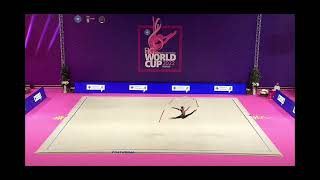 Melaniia Tur Ribbon Qual 24650  World Cup Pesaro 2022 [upl. by Elagiba480]