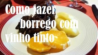 O melhor Borrego com Vinho Tinto [upl. by Aubry]