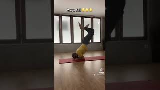 Yoga fail yoga fail meme funny fall shorts hahaha alchimiavietii [upl. by Ecnarrat]