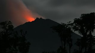 Ecuadors Reventador volcano erupts in remote Amazon region [upl. by Whetstone]