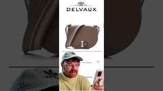 Buying Quiet Luxury  Delvaux Crispy Calfskin Le Mutin MM Saddle Bag [upl. by Kendre]