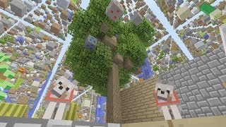 Minecraft Xbox  Sky Grid  The Big Tree 6 [upl. by Niraj]