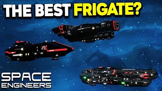 The NEW Frigate Design Revealed  Space Engineers RWI Frigate Competition Winners [upl. by Sihun]