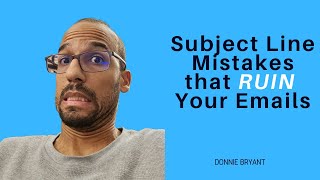 What Are the Worst Subject Line Mistakes [upl. by Viglione]