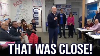 Biden goes offscript handlers RUSH to kick the Press out of the room and IMMEDIATELY cut the feed [upl. by Alben647]