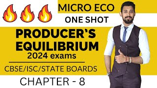 Producers Equilibrium  Easiest Explanation  Micro economics  Chapter 8 [upl. by Odlanor446]