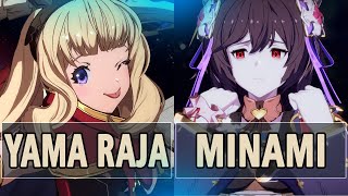 GBVSR Yama Raja Cagliostro  Vs Minami Nier  High Level Gameplay [upl. by Filberto192]