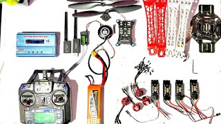 All parts for quadcopter drone part1  Pixhawk flite controller drone with gps and telemetry [upl. by Lunetta440]