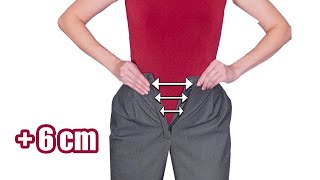 A sewing tip on how to upsize the waistband on the pants without any inserts [upl. by Danaher]