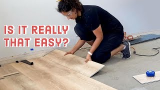 Beginners Guide  How To Install Vinyl Plank Flooring  Anikas DIY Life [upl. by Reinke]