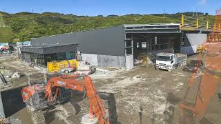 Foodstuffs North Island  Project Igloo Grenada Transport amp Milk Depot  Construction Timelapse [upl. by Elkin]