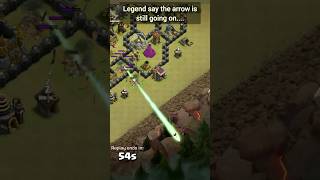 Where is the arrow going Archer Queen ll Clash of Clans ll [upl. by Ajnotal]