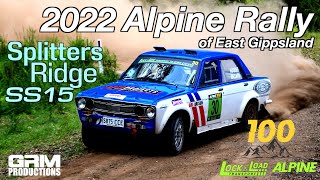 Alpine Rally of East Gippsland 2022 SS15 Splitters Ridge [upl. by Ahsasal30]