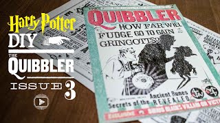 Quibbler 3  Fully Readable Harry Potter DIY [upl. by Astra]