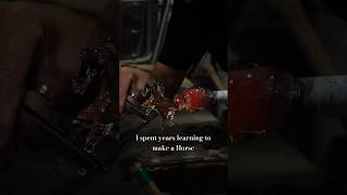 Sculpt a Glass Horse in 22 seconds glassblowing horse glasshorse glassart art [upl. by Yznyl611]