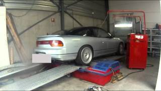 NISSAN 200SX S13 GT2871R ON THE DYNO [upl. by Rasure555]