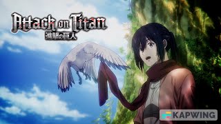 Attack On Titan Season 4 pt 3 Episode 2 End Credits Song  The Battle Of Heaven And Earth  Last Ep [upl. by Hurleigh]