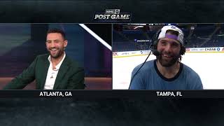 Funny Paul Bissonnette And Pat Maroon Postgame Interview [upl. by Ayanat611]