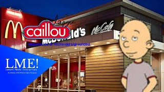 Classic Caillou Misbehaves at McDonalds and gets grounded [upl. by Joliet]