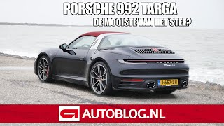 Porsche 911 992 Targa rijtest  de MOOISTE variant [upl. by Senhauser]