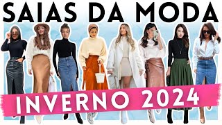 🔴Essas SAIAS estão na MODA E VÃO BOMBAR NO INVERNO 2024  Maga Moda [upl. by Nevur180]