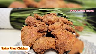 Spicy Fried Chicken Skinless fried chicken crispy outside and juicy inside  Restaurant style [upl. by Reba721]