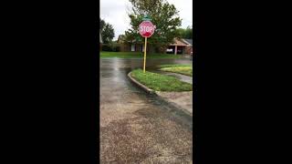 Flooding Channelview TX Hurricane Harvey 27 August 2017 raw footage [upl. by Izak]