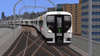 【Railsim2】中央線 E257系0番台回送9両 東京駅到着シーン [upl. by Lazor522]