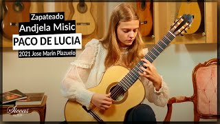 Andjela Misic plays Zapateado by Paco de Lucia on a 2021 Jose Marin Plazuelo Flamenco Guitar [upl. by Phipps]