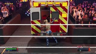 Michelle McCool Vs Beth Phoenix  Womens Championship  Ambulance Match [upl. by Ahseikan77]