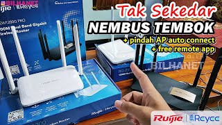 Membangun WIFI MESH dengan Ruijie Reyee RGEW1200G PRO  EW1200 [upl. by Langdon906]