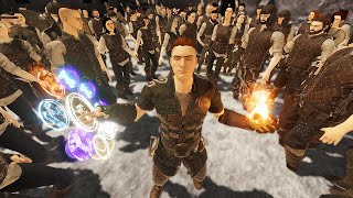 1 man vs 200 in Blade and Sorcery VR [upl. by Nagey162]