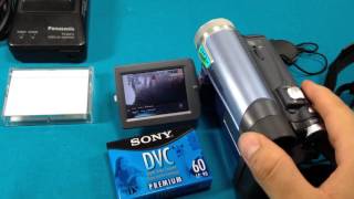 Panasonic Mini DV Camcorder 24X Optical Zoom800X PVGS9 [upl. by Erickson]