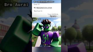 📈📈Bros Aura roblox shorts funny comedy entertainment [upl. by Eilama]