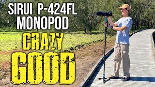 This Monopod Is CRAZY Good  Sirui P424FL Review [upl. by Pozzy]