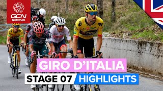 Huge Day Of NonStop Exciting Racing  Giro DItalia 2022 Stage 7 Highlights [upl. by Anoo]