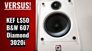 Q Acoustics Concept 20 Review amp Sound Test  vs 3020i vs Kef LS50 vs BampW 607 vs Wharfedale Diamond [upl. by Anelad201]