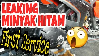 Punca Minyak Hitam Y15zr Leaking  Tips Selepas Tukar EO  SWmotovlog 24 [upl. by Angy]