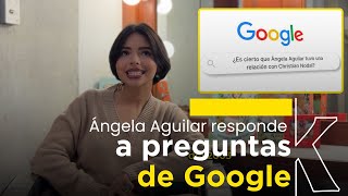 La respuesta de Ángela Aguilar cuando le preguntaron sobre su relación con Christian Nodal [upl. by Bibby]