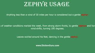 zephyr How to pronounce zephyr with Phonetic and Examples [upl. by Noguchi]