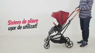 Carucior modular 2in1 Coccolle Saliara materiale premium si pliere compacta  smartbabyro [upl. by Hoon452]