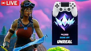 LIVE Hitting UNREAL in Ranked Fortnite on Controller [upl. by Jalbert]