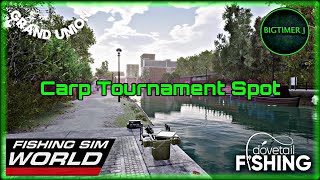 Grand Union Canal  Carp Tournament Spot  Fishing Sim World 🎣 [upl. by Richman755]